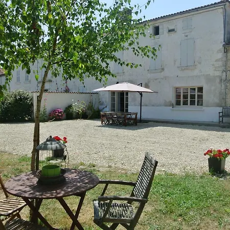 La Ferme Fortin Feriehus Gensac-la-Pallue